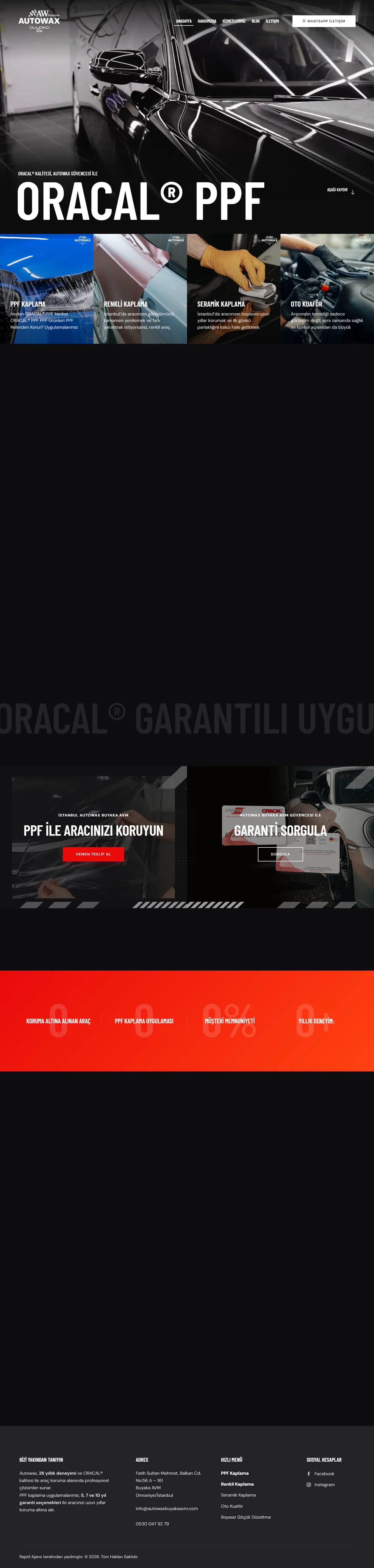 Anasayfa - İstanbul Autowax Buyaka Avm